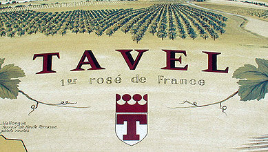 Tavel Vin village
