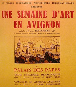 Festival d'Avignon 1947