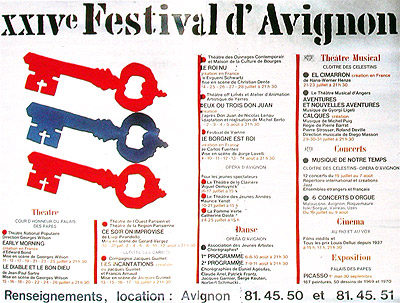 Festival d'Avignon 1970
