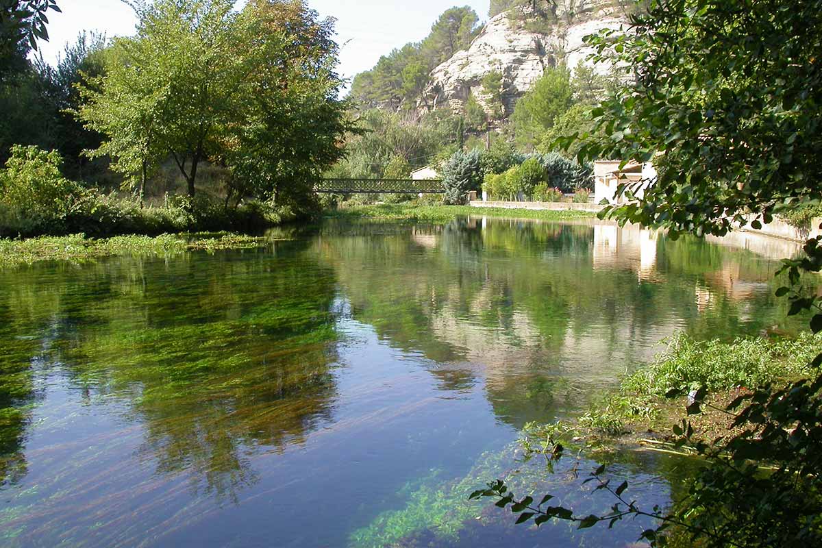 La Sorgue à Fontaine-de-Vaucluse