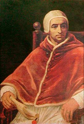 portrait de Benoît XIII par Henri Ségur - Palais des papes Avignon